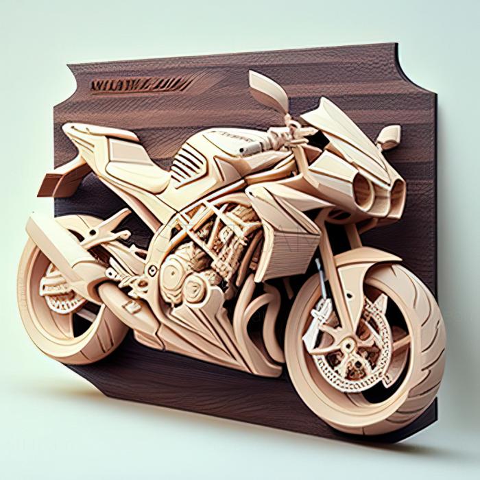 3D модель Kawasaki Z650 (STL)